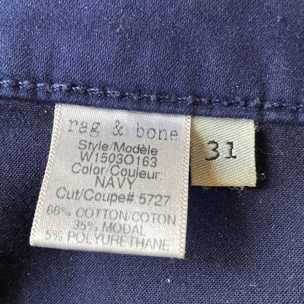 Rag& bone  blue jeans 👖 size 31. - Picture 8 of 10